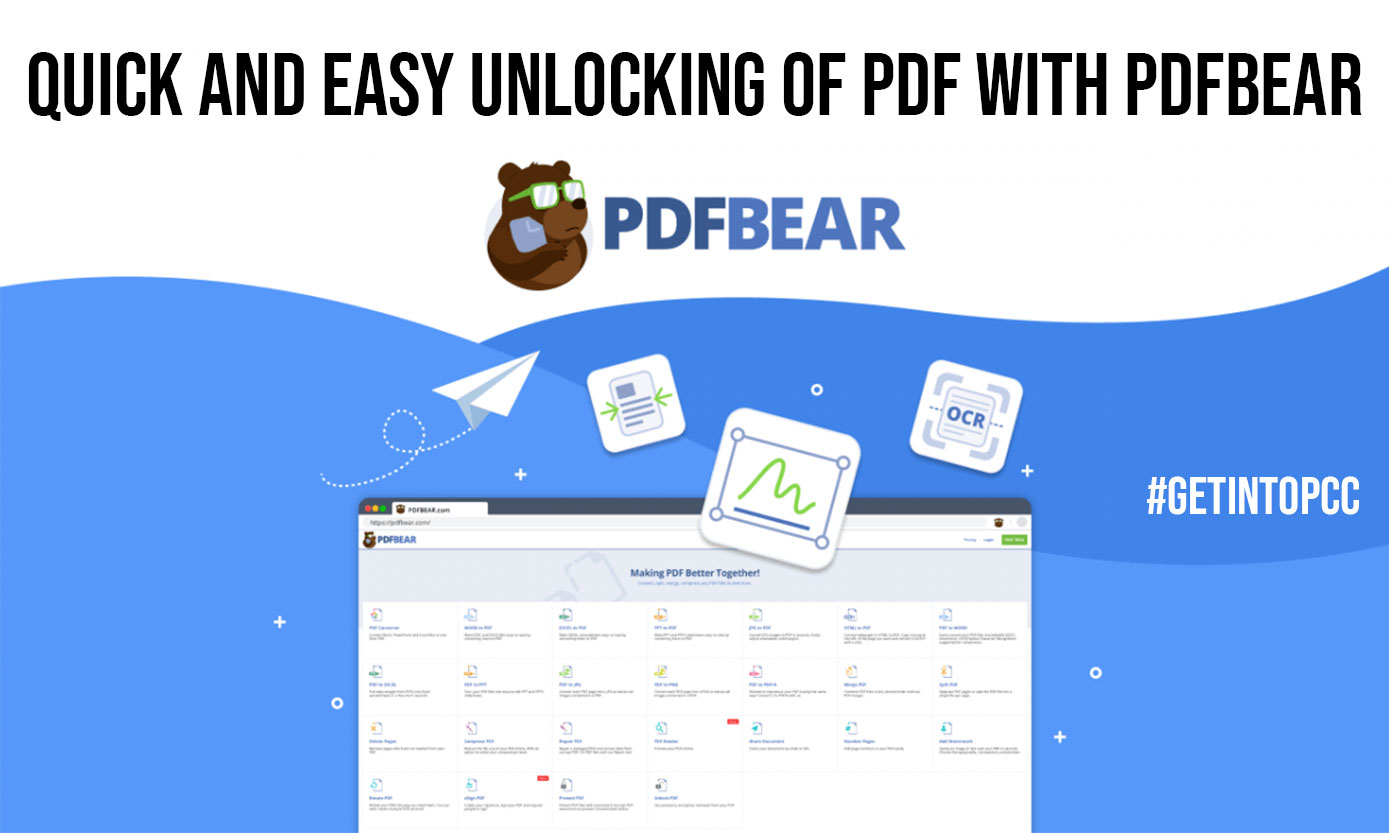 Quick and Easy Unlocking of PDF With PDFBear